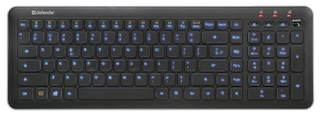 Клавиатура USB DEFENDER NOVA SM-680L RUS BLACK