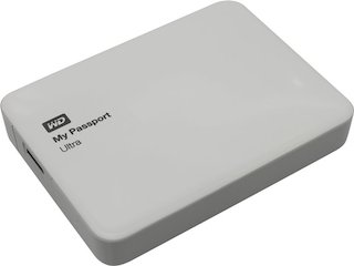 Жесткий диск WD Original USB 3.0 3Tb WDBNFV0030BWT-EEUE My Passport Ultra (5400 об/мин) 2.5" белый