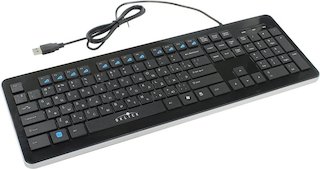 Клавиатура Oklick 540S черный USB Multimedia