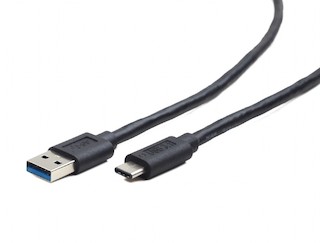 Кабель Type-C Cablexpert CCP-USB3-AMCM-1M, USB3.0 AM/USB3.1 Type-C, 1м, пакет