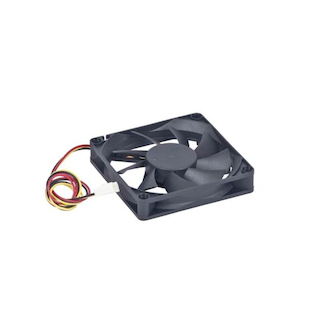 Вентилятор Gembird 70х70х25, подшипник, 3pin, провод 25см