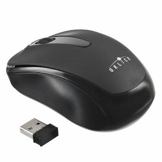 Беспроводная мышь Oklick 405MW черный оптическая (1200dpi) беспроводная USB (2but)