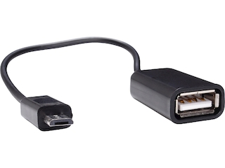 Кабель OTG MicroUSB-M - USB-F, OTG  для подключения USB накопителей к мобильным устройствам DEP-72110