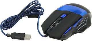 Мышь Oklick 775G Ice Claw Black/Blue Wired 2400dpi USB Gaming Optical