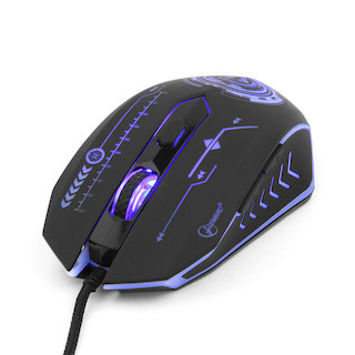 Мышь Gembird MG-510, USB, 5кнопок+колесо-кнопка, 3200DPI, подсветка