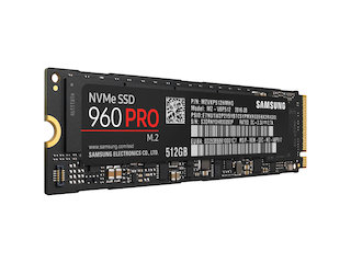 Накопитель SSD PCI-E 500Gb Samsung MZ-V6P512BW 960 PRO M.2 2280 Скорость записи 2100 Мб/сек.|Скорость чтения 3500 Мб/сек x4