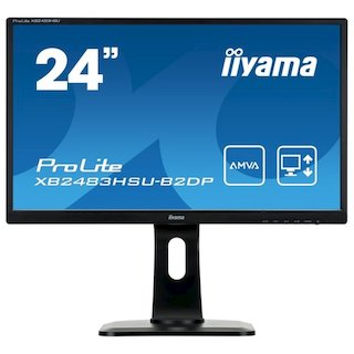 Монитор Iiyama 23.8" XB2483HSU-B2DP черный VA LED 4ms 16:9 DVI HDMI DisplayPort M/