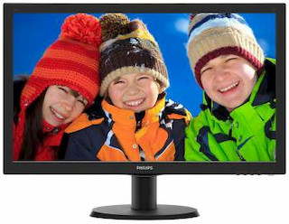 Монитор Philips 23.6" 243V5QHSBA (00/01) черный VA LED 16:9 DVI HDMI Mat 250cd