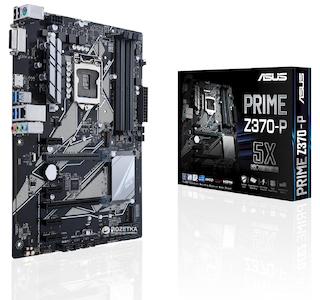 Материнская плата Asus PRIME Z370-P Soc-1151v2 Intel Z370 4xDDR4 ATX AC`97 8ch(7.1) GbLAN RAID