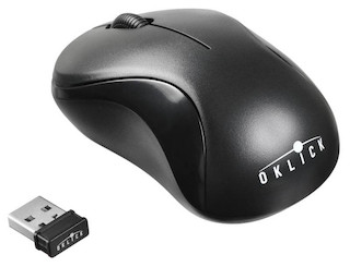 Беспроводная мышь Oklick 605SW Black Wireless 1200dpi USB Optical