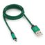 Кабель USB 2.0 Cablexpert CC-mUSB2gn1m, AM/microBM 5P, 1м, нейлоновая оплетка, алюминиевые разъемы, зеленый, пакет