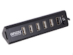 Разветвитель USB 3.0/2.0 Ginzzu GR-315UAB, 7 портов (1xUSB3.0+6xUSB2.0)+adp