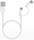 Кабель Xiaomi 2 in 1 USB Cable Micro USB to Type C (100cm) White