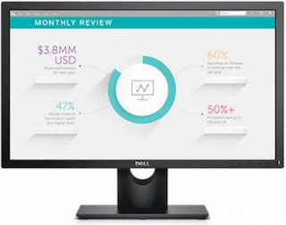 Монитор Dell 23" E2318H черный IPS LED 5ms 16:9 DisplayPort Mat 1000:1 250cd