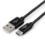 Кабель USB 2.0 Cablexpert CC-S-USBC01Bk-0.5M, AM/Type-C, серия Silver, длина 0.5м, черный, блистер