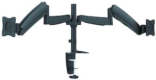 Кронштейн для мониторов Ultramounts UM 703 черный 13"-27" макс.9кг настольный поворот и наклон верт