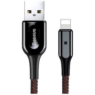 Кабель Baseus X-type Light USB Cable for Lightning 2A 1m Black