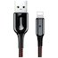 Кабель Baseus X-type Light USB Cable for Lightning 2A 1m Black