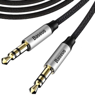 AUX аудиокабель Baseus Yiven Audio Cable M30 3.5мм - 3.5мм 1м Silver
