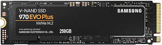Накопитель SSD M.2 250Gb Samsung PCI-E x4 MZ-V7S250BW 970 EVO M.2 2280