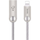 Кабель Hoco U8 Zinc Allo  USB Cable for Lightning  1m Silver