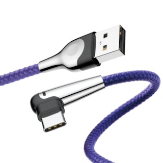 Кабель Baseus  MVP Mobile game Cable USB For Type-C 3A 1M Blue
