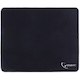 Коврик для мыши Gembird MP-BLACK, чёрный , полиэстер+резина