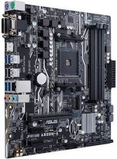 Материнская плата Asus PRIME A320M-A Soc-AM4 AMD A320 4xDDR4 mATX AC`97 8ch(7.1) GbLAN RAID+VGA+DVI+HDMI