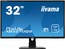 Монитор Iiyama 32" ProLite XB3270QS-B1 черный IPS 4ms 16:9 DVI HDMI DisplayPort M/M Mat HAS Pivot 12