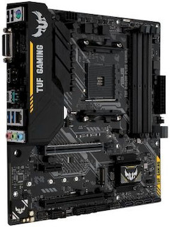 Материнская плата Asus TUF B450M-PLUS GAMING Soc-AM4 AMD B450 4xDDR4 mATX AC`97 8ch(7.1) GbLAN RAID+DVI+HDMI