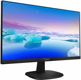 Монитор Philips 23.8" 243V7QSB (00/01) черный IPS LED 16:9 DVI матовая 250cd 1920x1080 D-Sub FHD 3.5кг