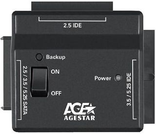 Универсальный переходник AgeStar для HDD 2.5"/3.5" FUBCP2 черный