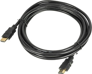 Кабель HDMI  Buro 3м, v1.4, 19M/19M, черный, позол.разъемы, экран, пакет