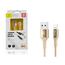 Кабель Baseus Shining Cable With Jet Metal Lightning 1m Gold