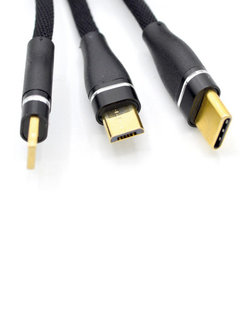 Кабель USB Innovation 3 в 1, 1.2m, 2A, черный (O3IMT-OCTOPUS)