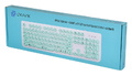 Клавиатура Oklick 400MR белый/мятный USB slim Multimedia