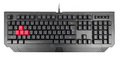 Клавиатура A4 Bloody B125 черный USB Multimedia Gamer LED