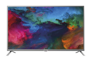 Телевизор Hyundai H-LED55ES5001 55" (2019) стальной Full HD 60Hz DVB-T2/C/S2 USB WiFi Smart TV