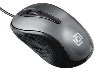 Мышь Oklick 385M Silver 1000dpi USB