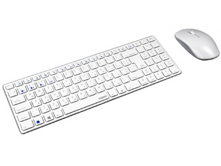 Клавиатура + мышь Rapoo 9300M White USB беспроводная slim