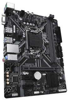 Материнская плата Gigabyte H310M S2 2.0 Soc-1151v2 Intel H310C 2xDDR4 mATX AC`97 8ch(7.1) GbLAN+VGA