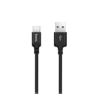 Кабель USB 2.0 hoco X14, 2м, AM/microBM, черный