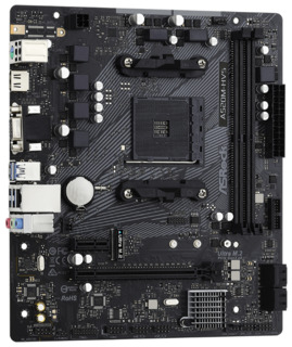 Материнская плата Asrock A520M-HVS Soc-AM4 AMD A520 2xDDR4 mATX AC`97 8ch(7.1) GbLAN RAID+VGA+HDMI