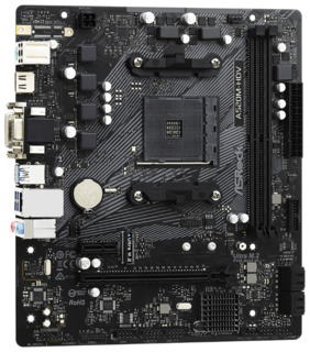 Материнская плата Asrock A520M-HDV Soc-AM4 AMD A520 2xDDR4 mATX AC`97 8ch(7.1) GbLAN RAID+VGA+DVI+HDMI