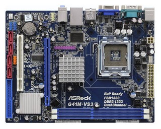 Материнская плата ASRock G41M-VS3 Soc-775 iG41 DDRIII mATX SATA AC'97 6ch LAN +VGA