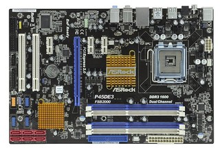 Материнская плата ASRock P45DE3 Soc-775 iP45 DDRIII ATX SATA AC'97 8ch LAN-Gbt