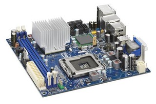 Мат.плата Intel Original DG45FC Soc-775 iG45 DDRII mini-ITX SATA Audio 8ch+LAN+DVI-I+HDMI+RAID(bulk)
