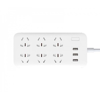 Сетевой фильтр Xiaomi Mi Power Strip (6 розеток + 3 USB-port), White