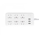 Сетевой фильтр Xiaomi Mi Power Strip (6 розеток + 3 USB-port), White