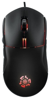 Мышь Qumo UFO M77 Black Wired 2400dpi USB